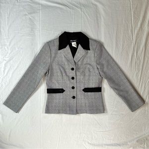 vtg spago collection plaid blazer